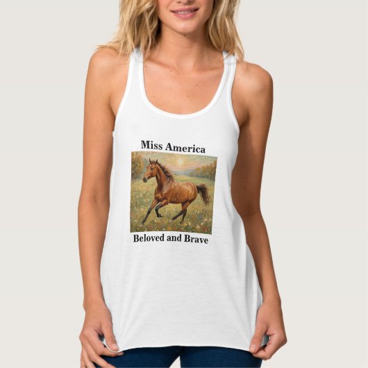 MISS AMERICA TANKTOP (Voorkant)