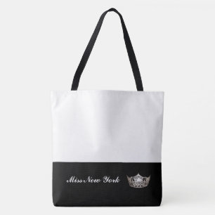 Miss America Tote Tas met Zilveren Kroon - Groot W