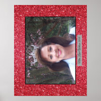 Miss America USA Custom Glitter Poster Portret