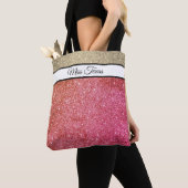 Miss America USA Pageant Nep Glitter Tote Tas (Dichtbij)