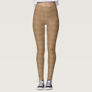 Miss American Print Vrouwen Leggings