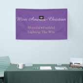 Miss Amerika-Christelijk type Custom Banner (Beurs)