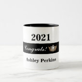 Miss Amerika stijl Pageant Crown Congrats Mok (Center)