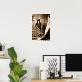 Miss Annie Oakley met Pistool, fotoportret Poster (Thuiskantoor)