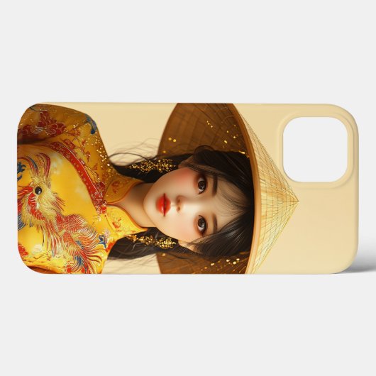 Miss Aodai Case-Mate iPhone Case (Achterkant (horizontaal))