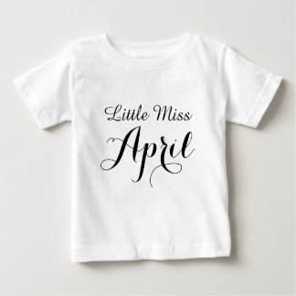 Miss April Baby Tutu Bodysuit