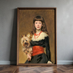 Miss Beatrice Townsend door John Singer Sargent Poster