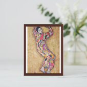 Miss Beer door Schiele Egon Briefkaart (Staand voorkant)