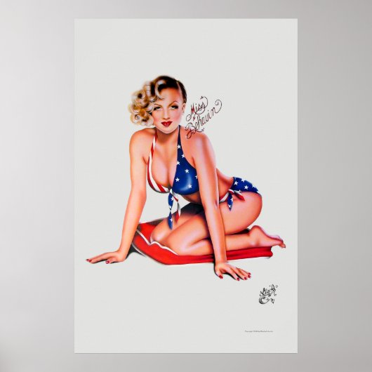 Miss Behavin' par Elizabeth Austin Poster (Devant)