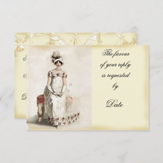 "Miss Bennet" RSVP (Devant / Derrière)