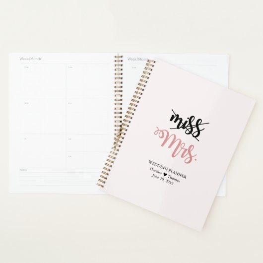 Miss Bridal Wedding Daily Planner (Display)