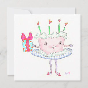 Miss Cake uitnodiging