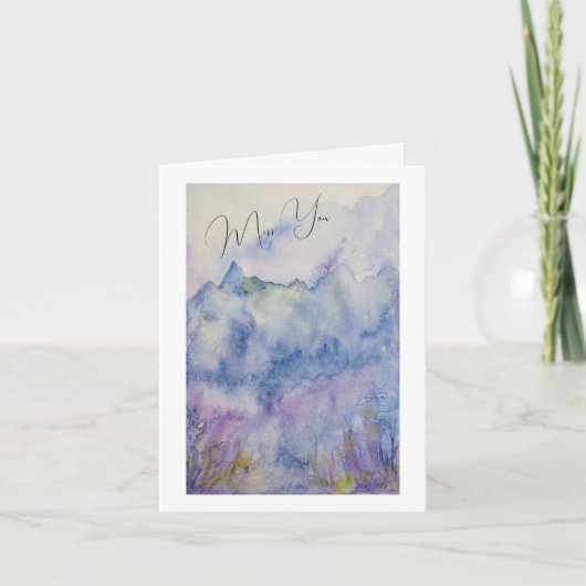 Miss Carte Paysage Atmosphérique (Devant)