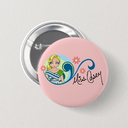 "Miss Casey" Button (Voorkant /achterkant)