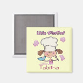 Miss Chef Personaliseren Magneet (Voorkant / Achterkant)