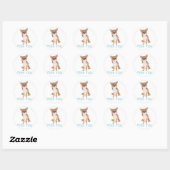 Miss Chihuahua Chiot Chig Sticker Étiquette (Feuille)