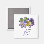 Miss Clematis Magnet (Recto/Verso)
