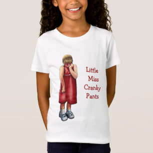 Miss Cranky Pants: Pouting Girl: Pastel Art T-shirt