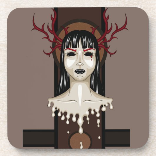 Miss D. Bier Onderzetter (Voorkant)