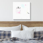 Miss Dior Addict Canvas Afdruk (Insitu (Slaapkamer))