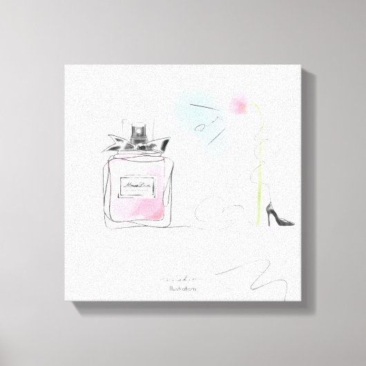 Miss Dior Addict Canvas Afdruk (Voorkant)