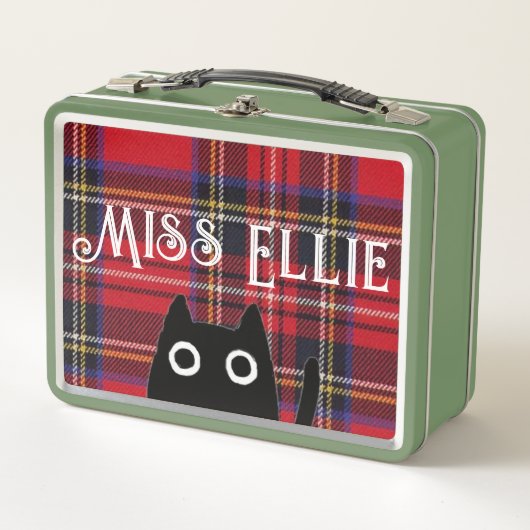Miss Ellie et Cat Green Lunchbox (Devant)
