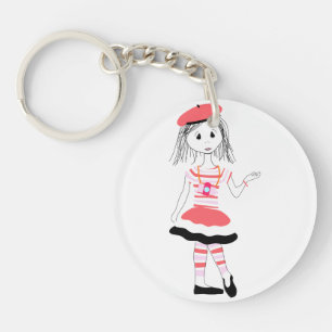 Miss Fashionista Sleutelhanger