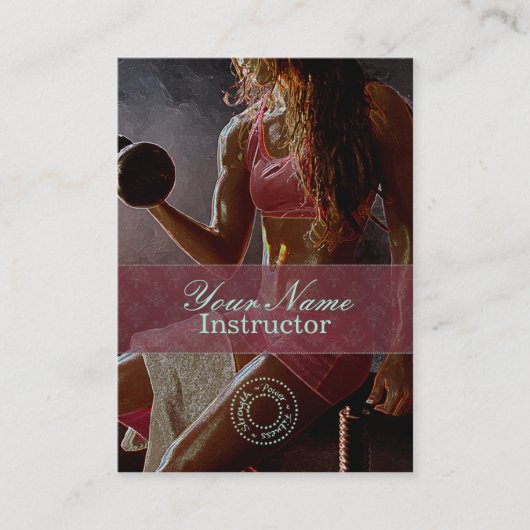 Miss Fitness IV - Visitekaartje (Voorkant)