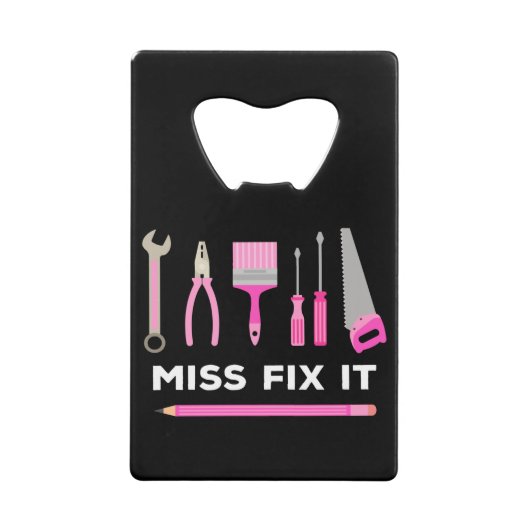 Miss Fix It Handy Femmes do-it-yourself (Devant)