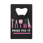 Miss Fix It Handy Femmes do-it-yourself (Dos)
