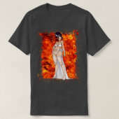 Miss Frankenstein Horror Monster Vampire Halloween T-shirt (Design voorkant)