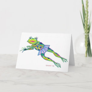 "Miss Froggy" copyright ©2003 SylviART™ Kaart