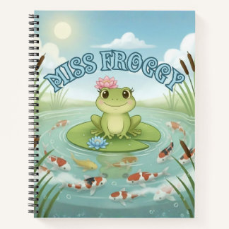 Miss Froggy's Lelie-Notitieblok Notitieboek
