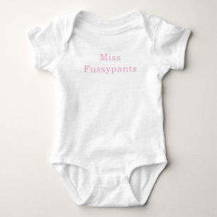 Miss Fussypants Schattig Meisje Romper