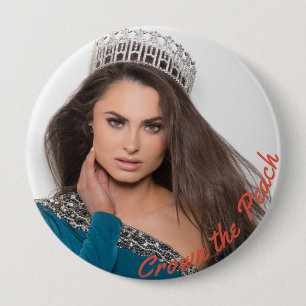 Miss Ga USA - Kruis het strand aan Ronde Button 4,0 Cm