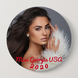 Miss Georgia USA 2020-Button Ronde Button 4,0 Cm