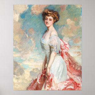 Miss Grace Woodhouse (1890) van John Singer Sargen Poster