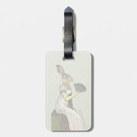 Miss Hare 2 Bagagelabel (Achterkant verticaal)