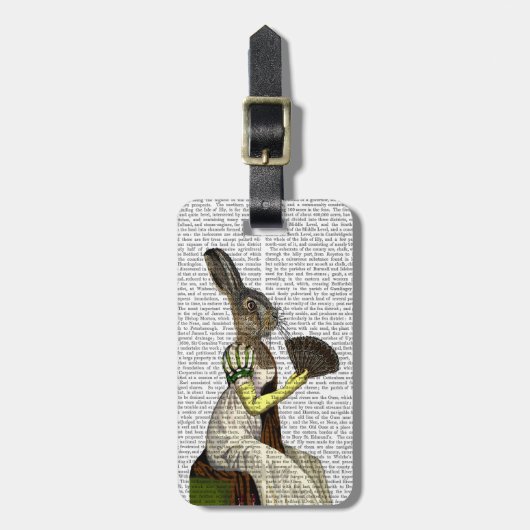 Miss Hare Bagagelabel (Voorkant verticaal)