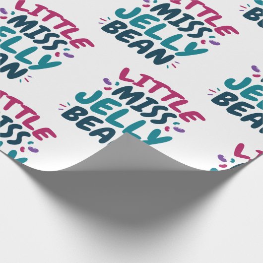 Miss Jelly Bean Easter Snoep Nickname Cadeaupapier (Hoek)