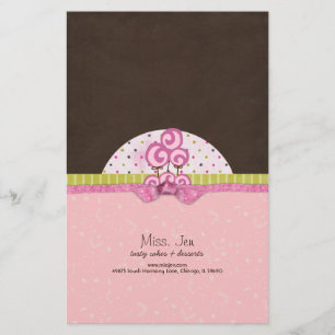 Miss. Jen Basket Snoep Bar wrappers Briefpapier