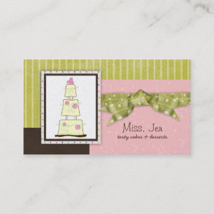 Miss. Jen Cake Visitekaartjes