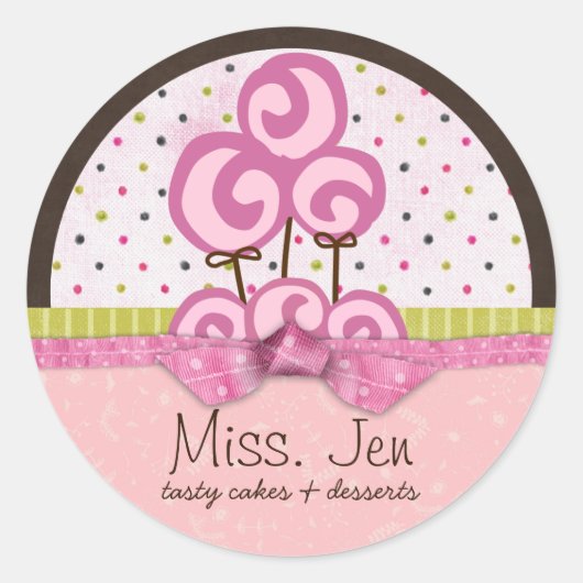 Miss. Jen Snoep Large Merchandise Stickers (Voorkant)