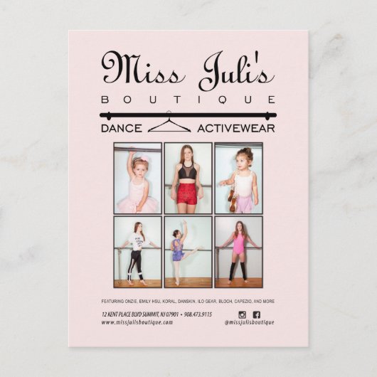 Miss Juli Post Card Briefkaart (Voorkant)
