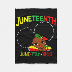 Miss Juneteenth Celebrate, 19 juni Bl. Fleece Deken