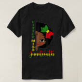 Miss Juneteenth Girl Toddler Black History T-shirt (Design voorkant)