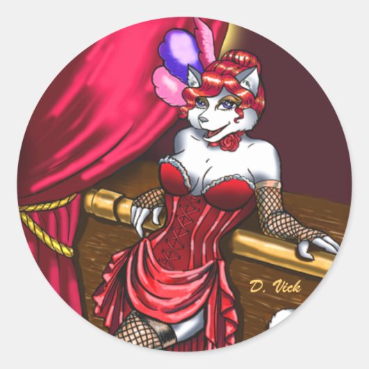 Miss Kat Sticker (Voorkant)