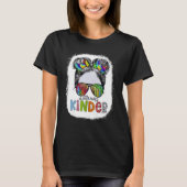 Miss Kindergarten Girls Eerste Dag van Kinder T-shirt (Voorkant)