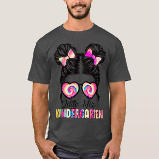 Miss Kindergarten meisjes eerste dag van Kinder T-shirt