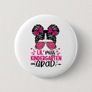Miss Kleuterschool Afstudeerder Afstuderen Afgestu Ronde Button 5,7 Cm
